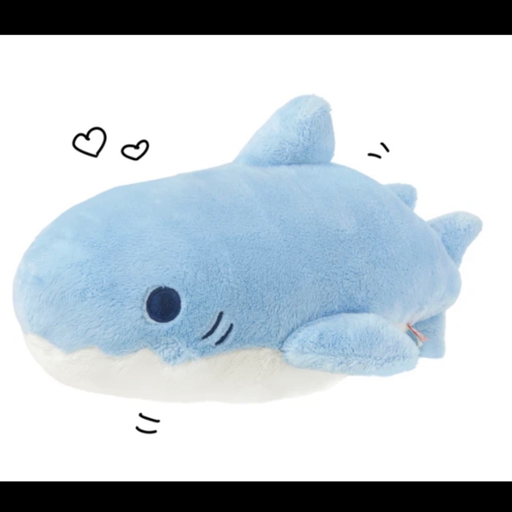 Sale! Fluffnest PuffPal Plushie - Gil the Shark largest size